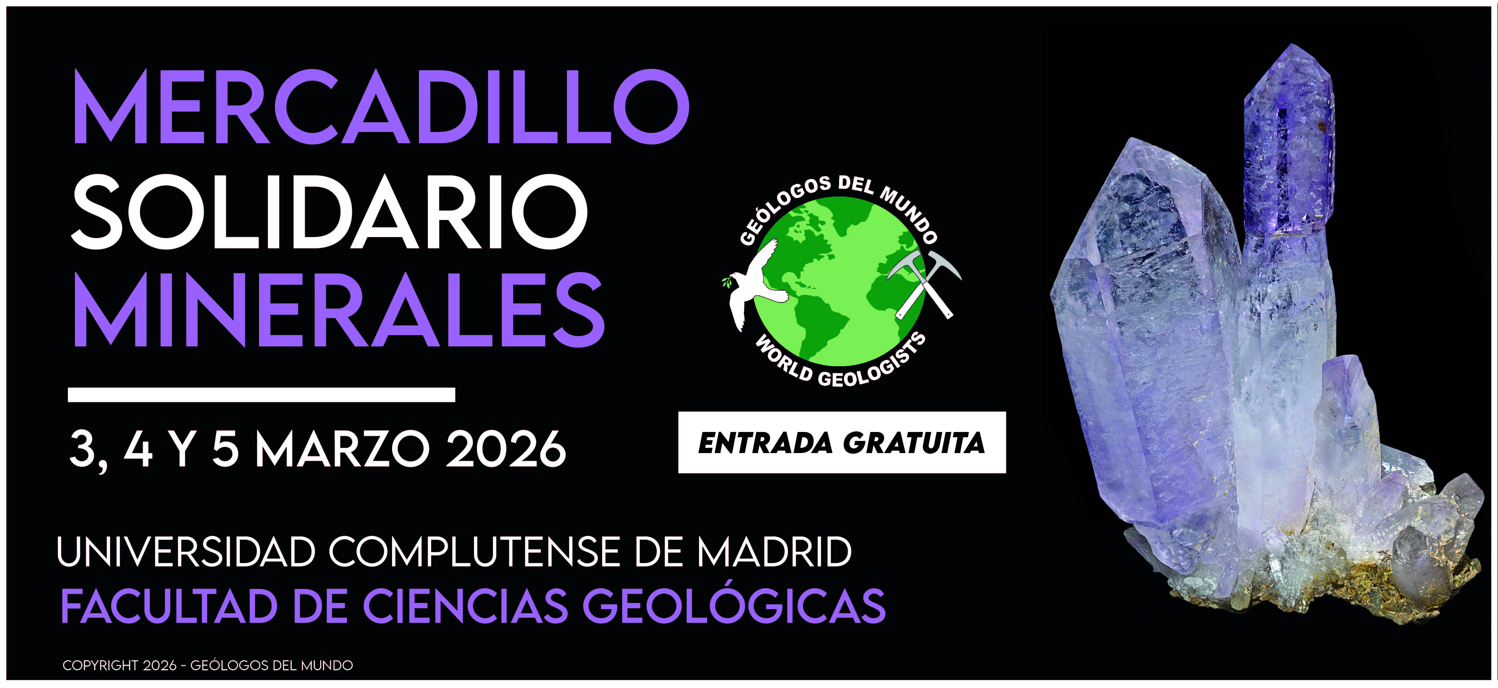 Mercadillo Solidario de Minerales 